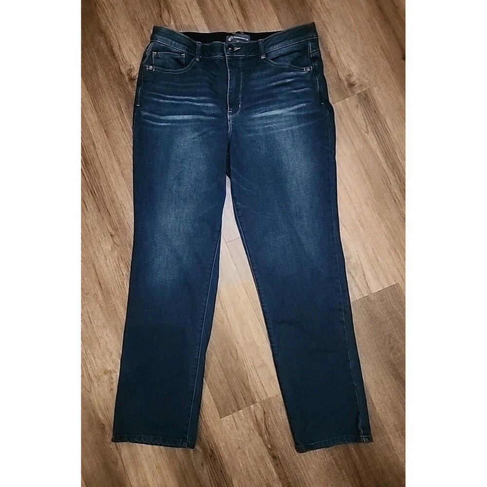 Democracy Womens Jeans 16 Ab Solution Dark Wash Denim Bootcut Straight